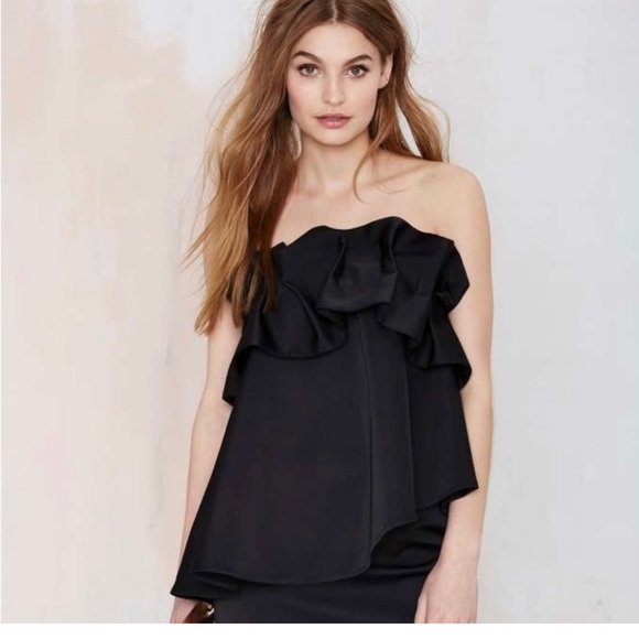 Cameo C/meo the label black serendipity top small like new